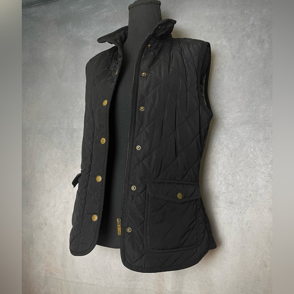 The savile row company London lightweight black quilted vest size small - Picture 3 of 7